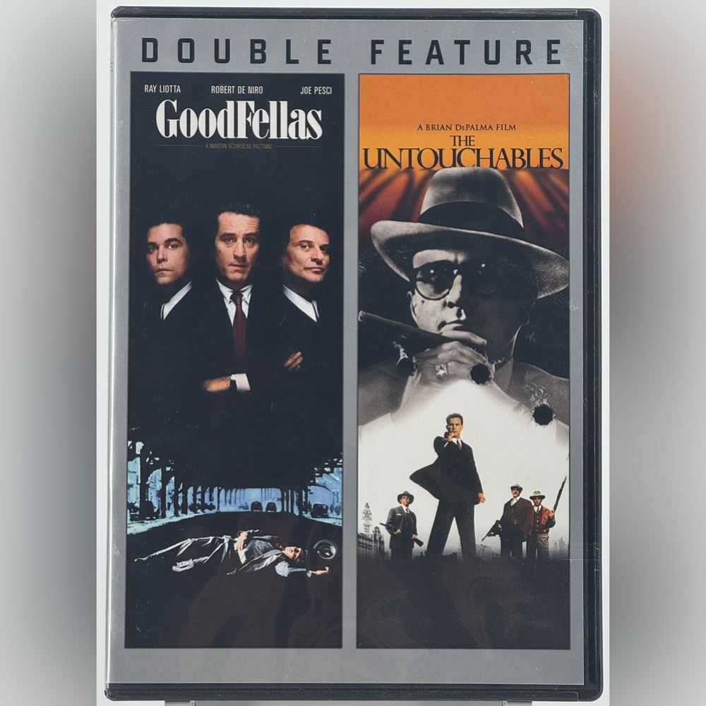 Goodfellas and The Untouchables Double Feature on DVD. 2-Discs